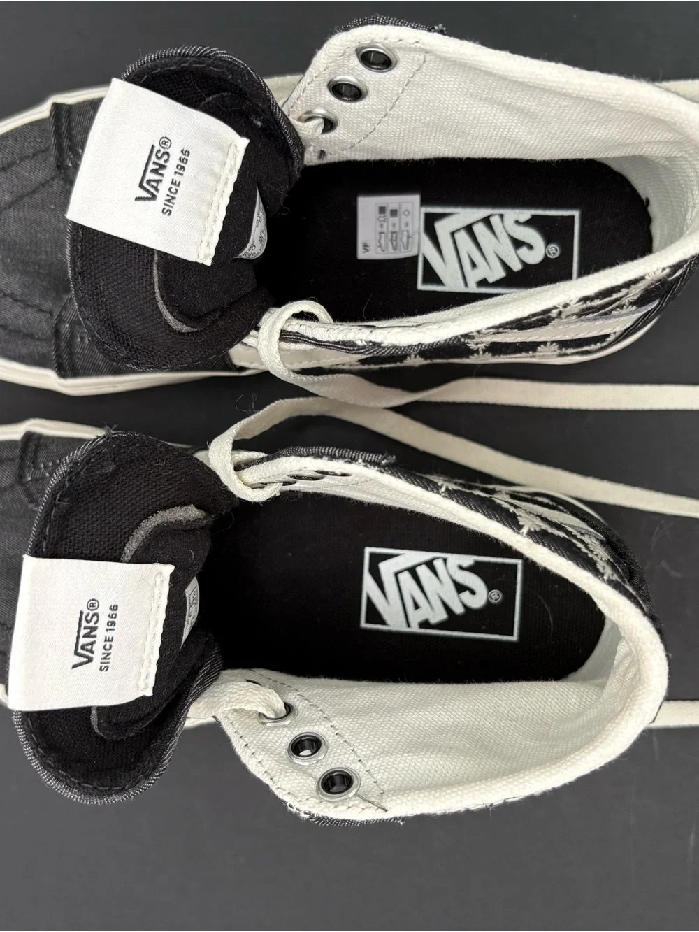 Vans Sk8-Hi Stacked Platform Plaid High Top Sneakers